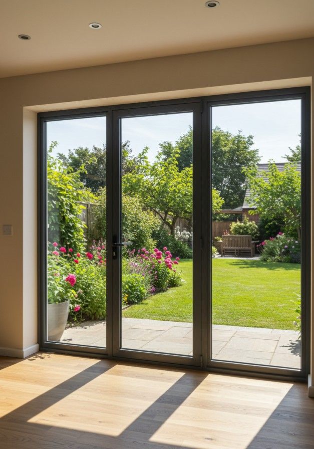 Modern residential UPVC windows